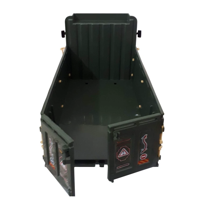 اسباب بازی ماشین کامیون بنز خاور بزرگ 608 نارنجی