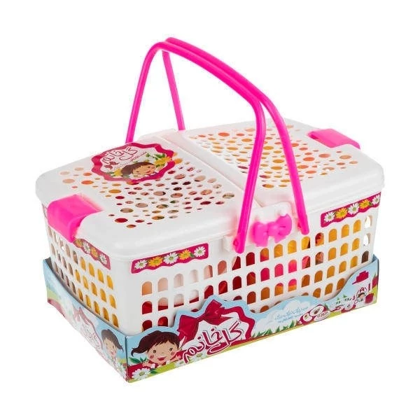 اسباب بازی سبد پیک نیک گل خانم سایز بزرگ