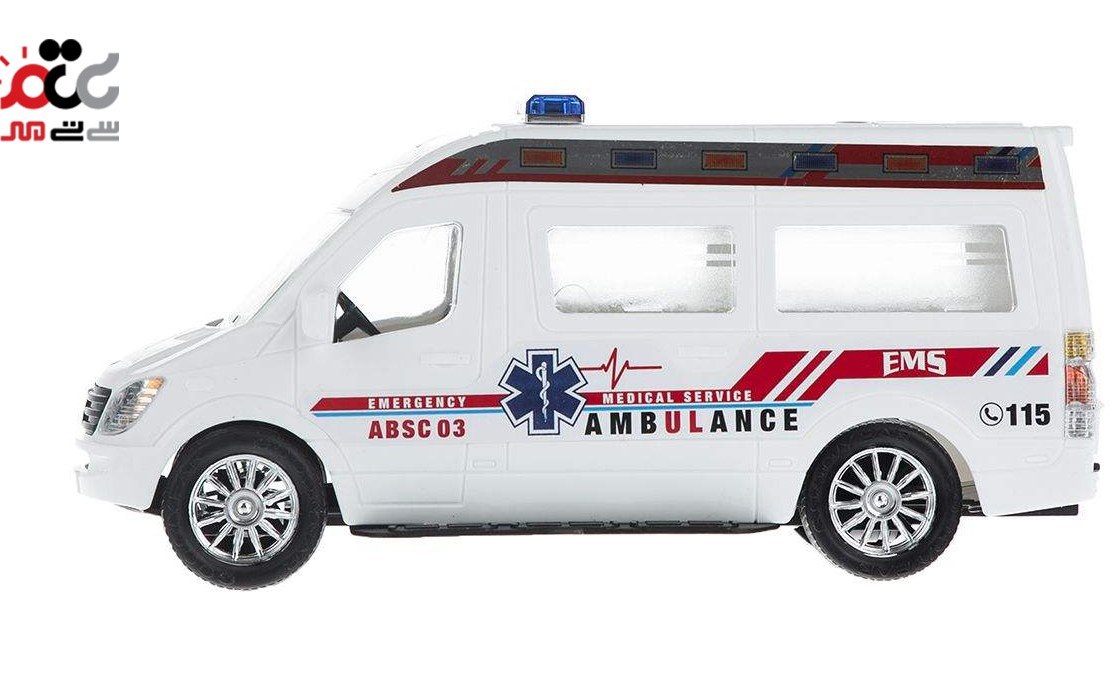 ماشین اسباب بازی آمبولانس قدرتی درج