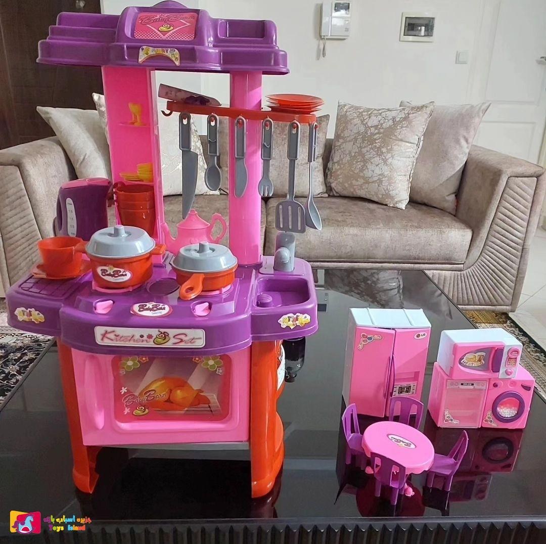 ست اسباب بازی آشپزخانه بیبی بورن ۷۱ قطعه مدل ۸ در ۱