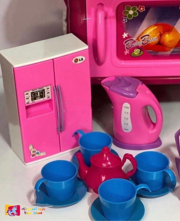 ست اسباب بازی آشپزخانه بیبی بورن ۷۱ قطعه مدل ۸ در ۱