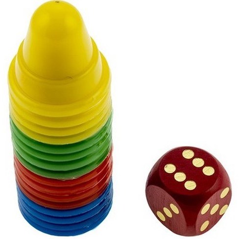 بازی فکری منچ و مار پله کلاسیک خانواده 4 نفره