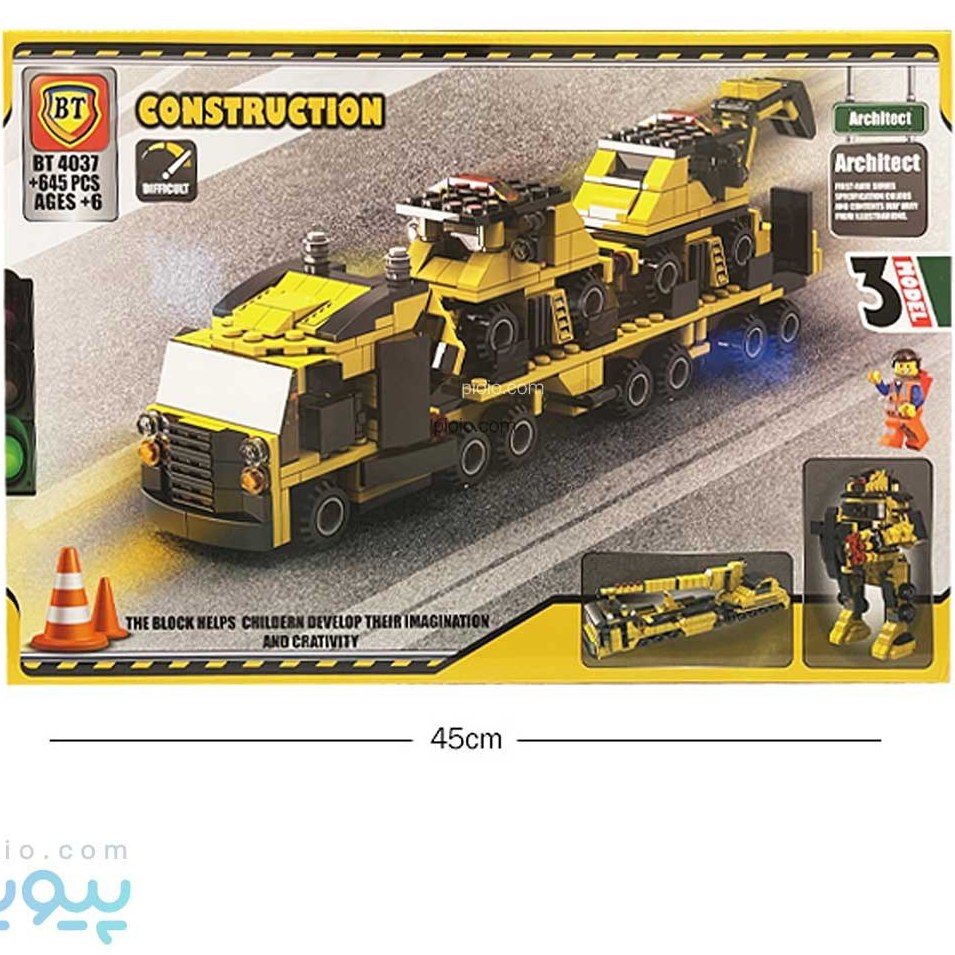لگو راهسازی 3 مدل 645 تکه مناسب 6 تا 12 سال