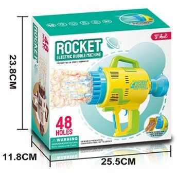 تفنگ حباب ساز شارژی مدل KB1138 با ۴۸ سوراخ