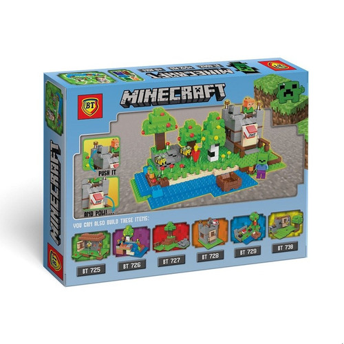 لگو ماینکرفت ۵۱۲ قطعه بزرگ کد BT4042