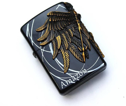 فندک گازی طرح بال فرشته وزن ۱۵۰ گرم