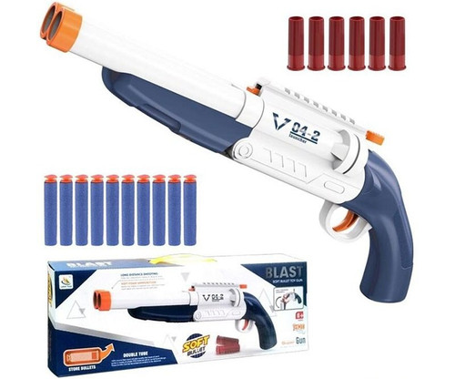 تفنگ پوکه پران تیر اسفنجی دولول خارجی مدل 9950